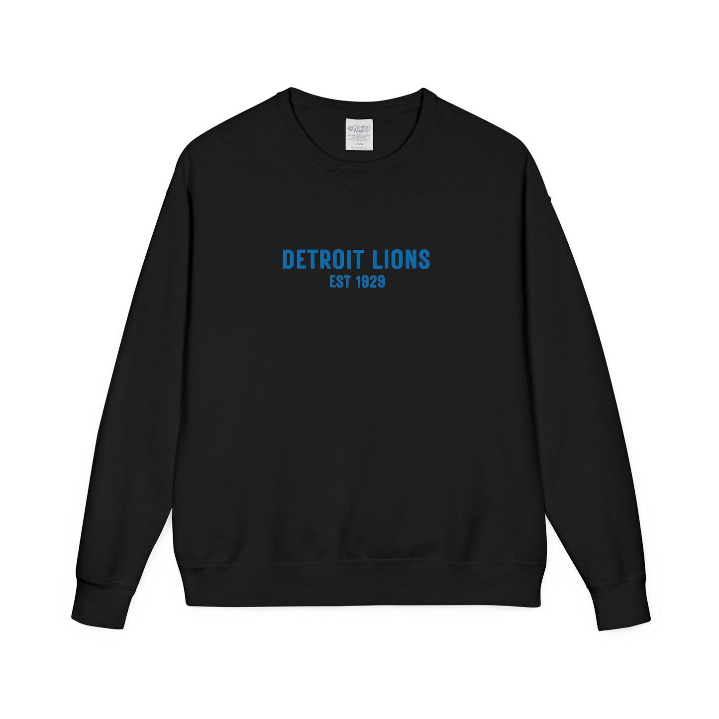 Detroit Lions Garment Dyed Sweatshirt, Unisex Crewneck, Vintage Sports Apparel, Football Fan Gift, Cozy Game Day Outfit