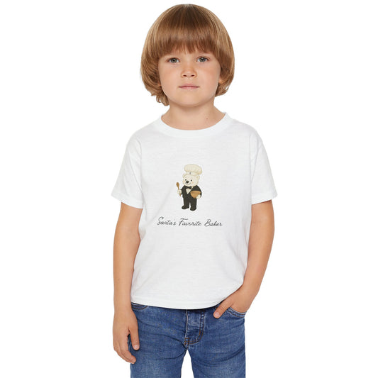 Santa's Favorite Baker Toddler Tee