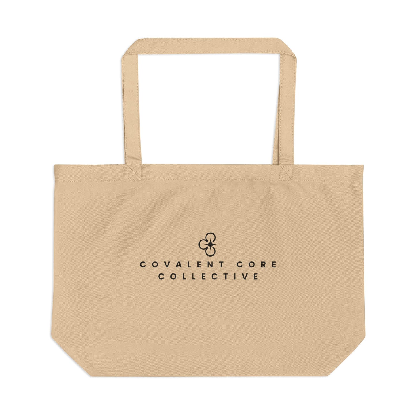 Covalent Core Collective Large Eco Tote – Reusable Canvas Market Bag