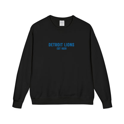 Detroit Lions Garment Dyed Sweatshirt, Unisex Crewneck, Vintage Sports Apparel, Football Fan Gift, Cozy Game Day Outfit